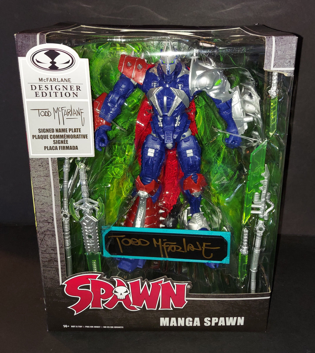 SIGNED McFarlane cheapest Toys Special Edition Manga Spawn Exclusive Action Figure