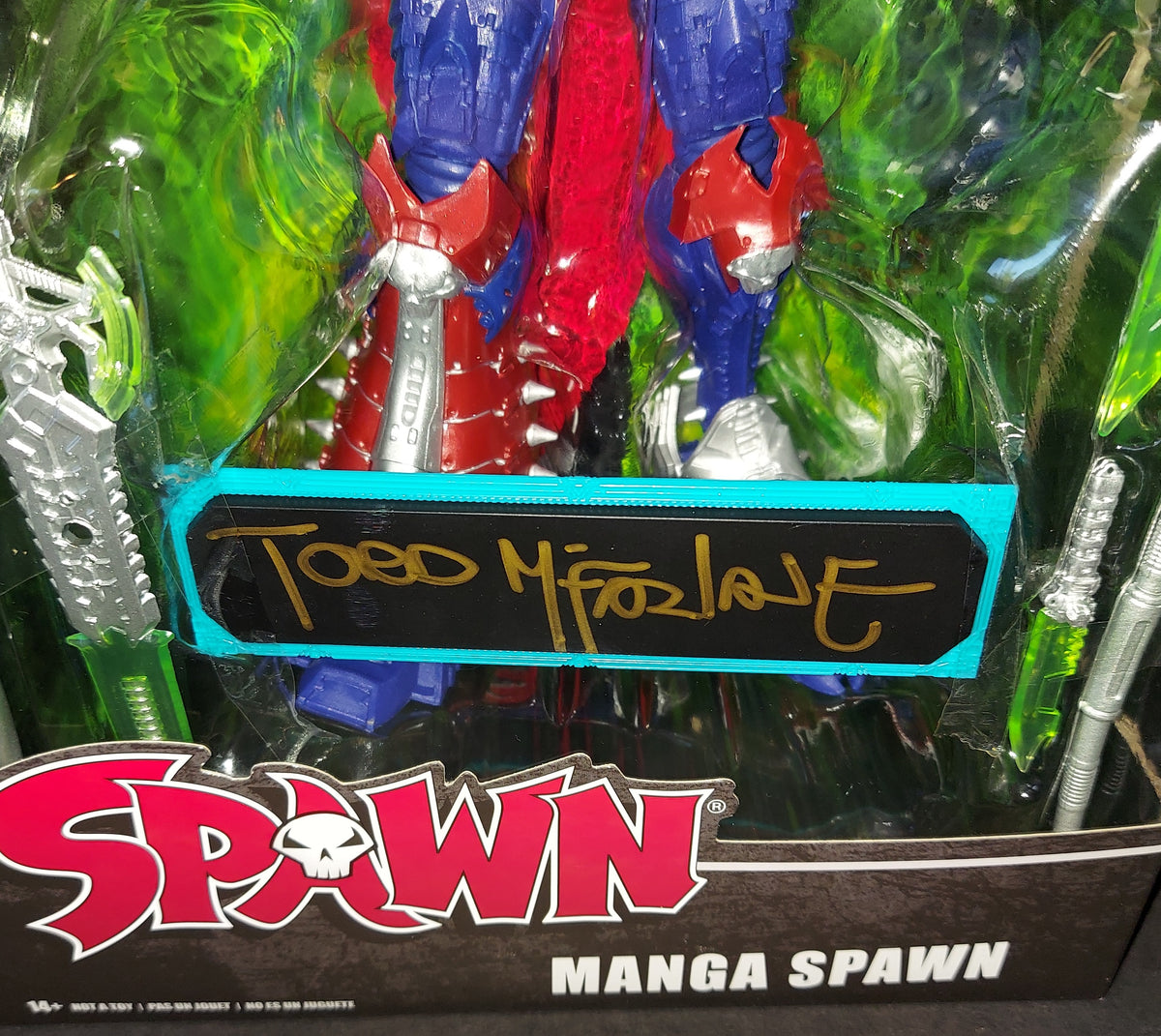 McFarlane Toys Special Edition Manga Spawn Exclusive Action hotsell Figure Signed