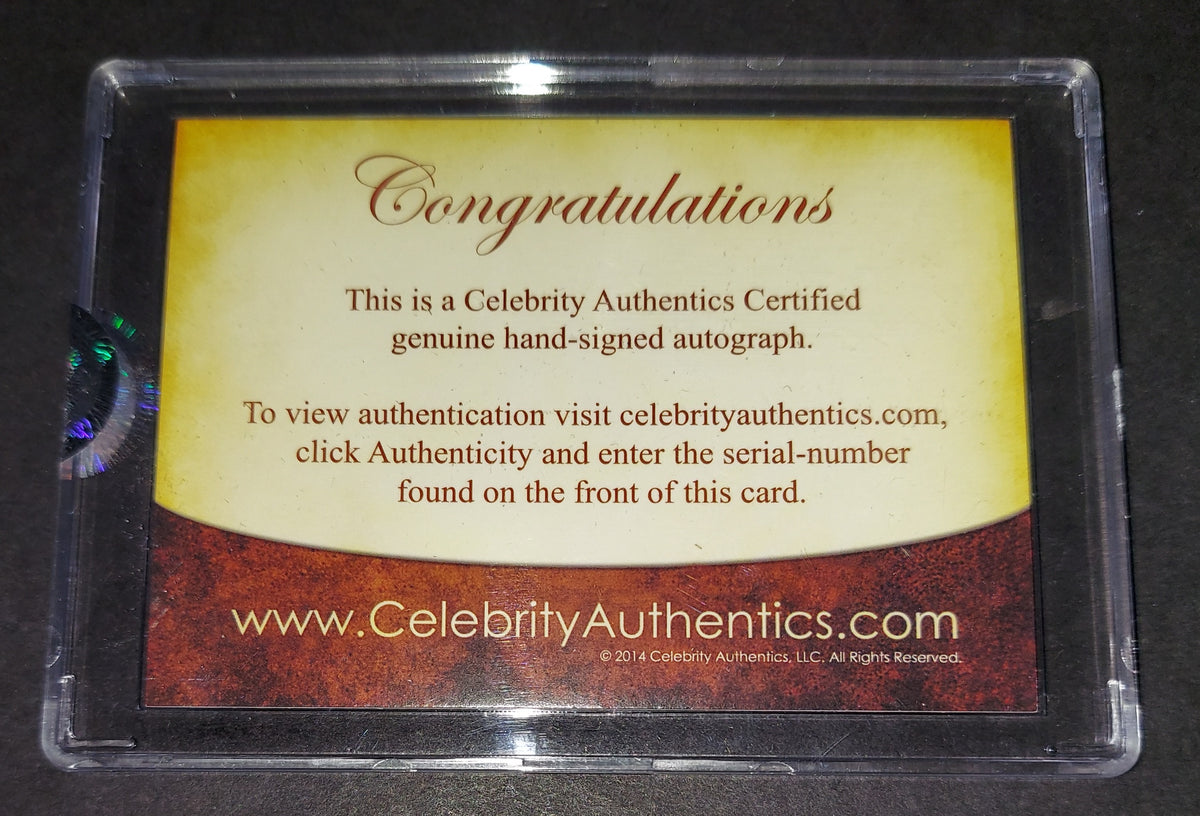 Caleb McLaughlin autographed card Celebrity Authentics COA AZ