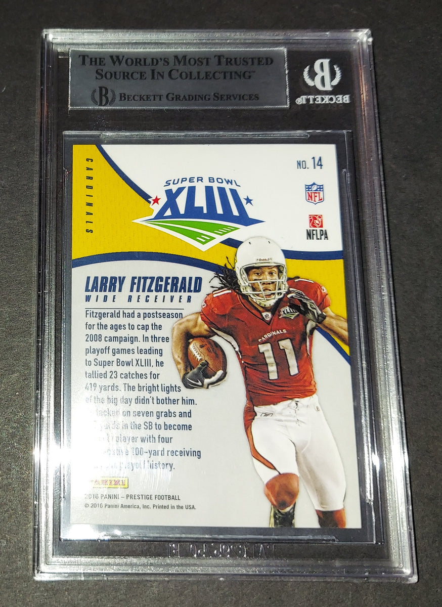 Larry Fitzgerald autographed slabbed card Beckett COA – AZ Autographs and  Collectibles