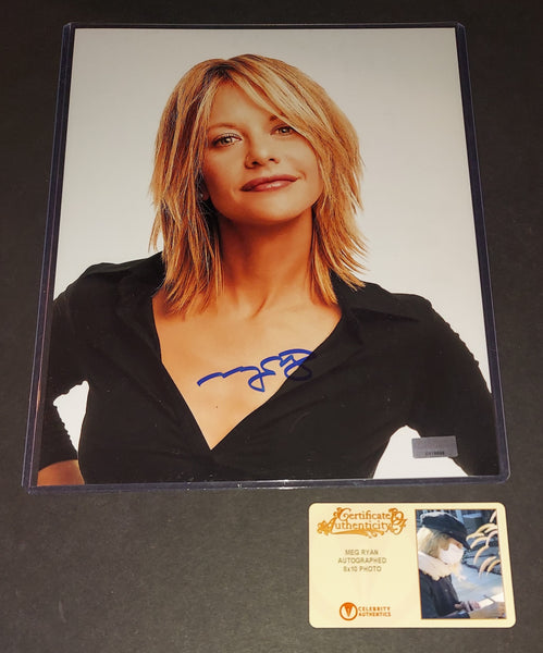 Meg Ryan autographed 8x10 Celebrity Authentics COA