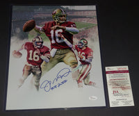 Joe Montana autographed 11x14 JSA Witness COA