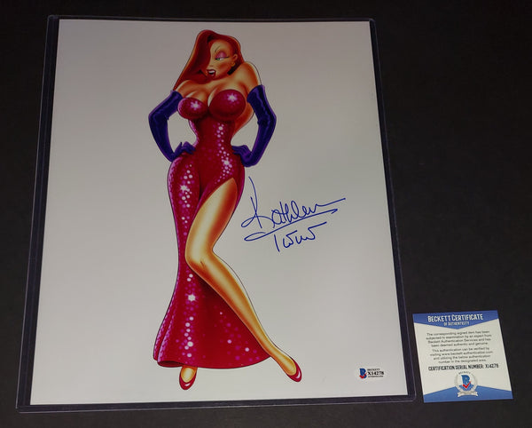 Kathleen Turner autographed 11x14 Beckett COA