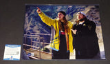 Kevin Smith and Jason Mewes autographed 11x14 Beckett COA