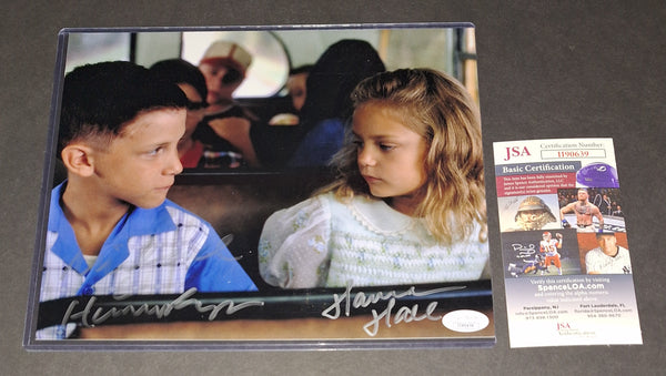 Michael Humphreys and Hanna Hall autographed 8x10 JSA COA