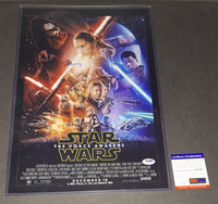 Daisy Ridley autographed 12x18 PSA/DNA COA