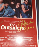 Ralph Macchio and C. Thomas Howell autographed 11x17 Beckett COA