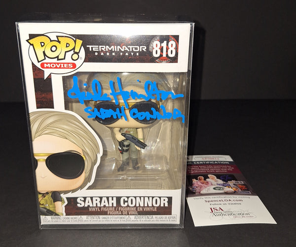 Linda Hamilton autographed Funko JSA COA