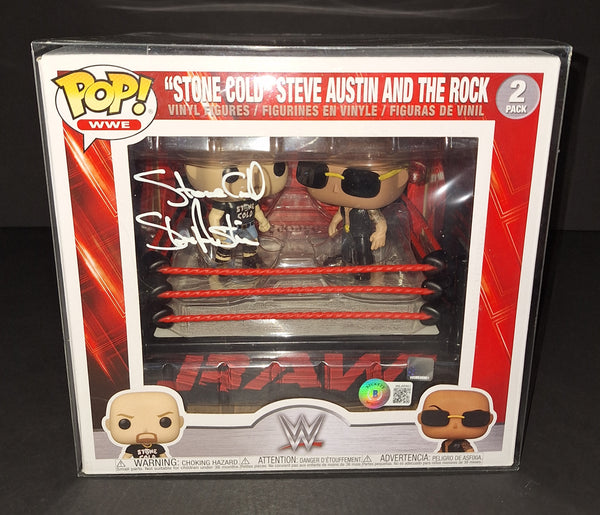 Stone Cold Steve Austin autographed Funko Beckett Witness COA