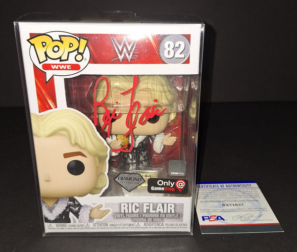 Ric Flair autographed Funko PSA COA