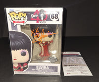 Cassandra Peterson Elvira autographed Funko JSA Witness COA