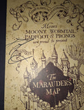 Daniel Radcliffe autographed Marauder's Map Beckett COA