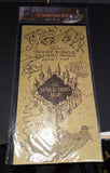 Daniel Radcliffe autographed Marauder's Map Beckett COA