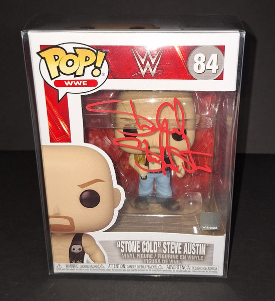 Stone Cold Steve Austin autographed Funko Beckett Witness COA