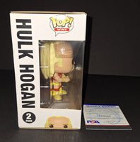 Hulk Hogan autographed Funko PSA COA