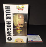 Hulk Hogan autographed Funko PSA COA