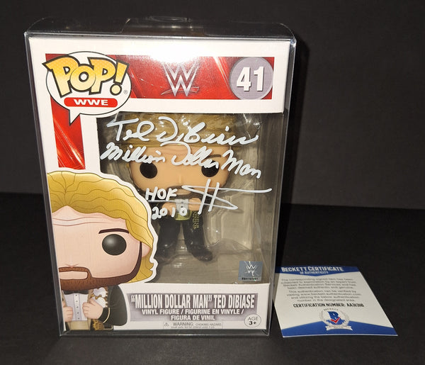 Ted DiBiase autographed Funko Beckett COA