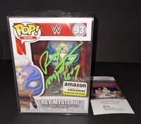 Rey Mysterio autographed Funko JSA COA