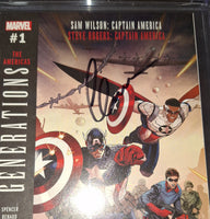 Chris Evans autographed and slabbed comic CGC 9.8