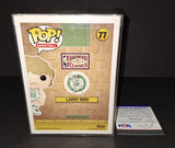 Larry Bird autographed Funko PSA COA