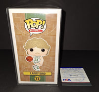 Larry Bird autographed Funko PSA COA