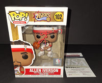 Allen Iverson autographed Funko JSA Witness COA