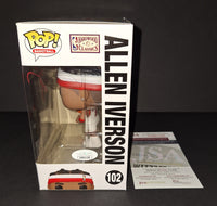 Allen Iverson autographed Funko JSA Witness COA