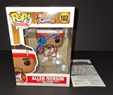 Allen Iverson autographed Funko JSA Witness COA