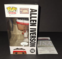 Allen Iverson autographed Funko JSA Witness COA