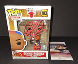 Dennis Rodman autographed Funko JSA COA