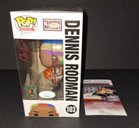 Dennis Rodman autographed Funko JSA COA