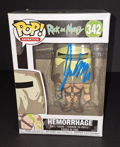 Joel McHale autographed Funko Beckett COA