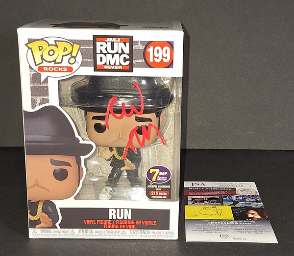 Rev Joseph Simmons Run-DMC autographed Funko JSA COA