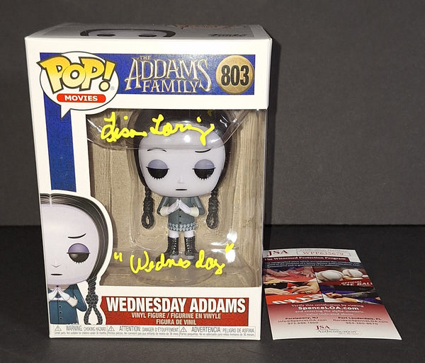 Lisa Loring autographed Funko JSA COA