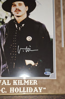 Val Kilmer autographed and framed 11x14 Beckett COA