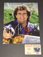 Mel Gibson autographed 8x10 Celebrity Authentics COA