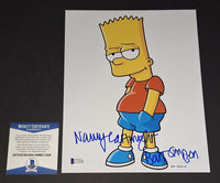 Nancy Cartwright autographed 8x10 Beckett COA