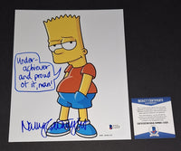 Nancy Cartwright autographed 8x10 Beckett COA