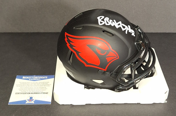 Budda Baker autographed Arizona Cardinals mini helmet Beckett Witness COA