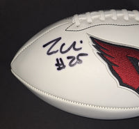 Zaven Collins autographed football Beckett Witness COA