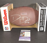 Darnell Dockett autographed football JSA COA