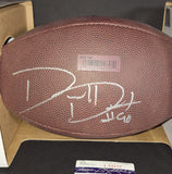 Darnell Dockett autographed football JSA COA