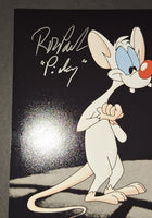 Rob Paulsen and Maurice LaMarche autographed 8x10 Beckett COA