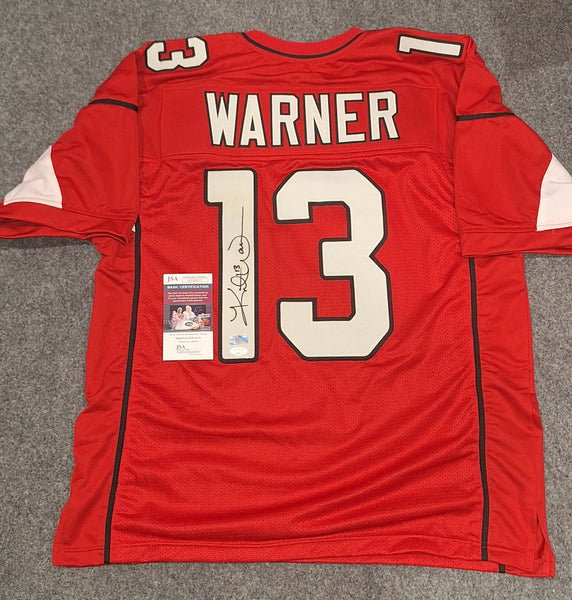 Kurt Warner autographed Arizona Cardinals jersey JSA COA