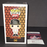 Malcolm McDowell autographed Funko JSA COA