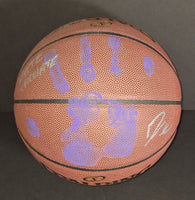 Jason Williams autographed basketball with hand print COA