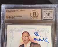 Ed O'Neill autographed card Beckett COA