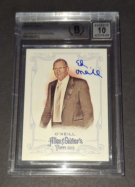 Ed O'Neill autographed card Beckett COA