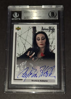 Anjelica Huston autographed card Beckett COA