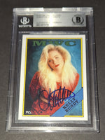 Christina Applegate autographed card Beckett COA